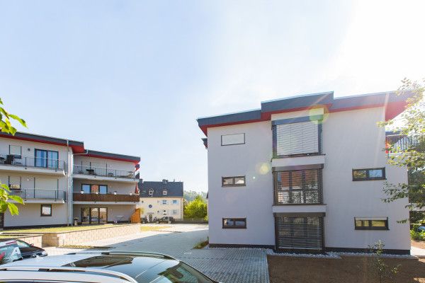 Overall view of the two residential buildings