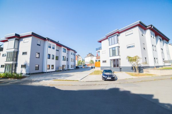 Exterior of the multi-family residential buildings in Weilburg